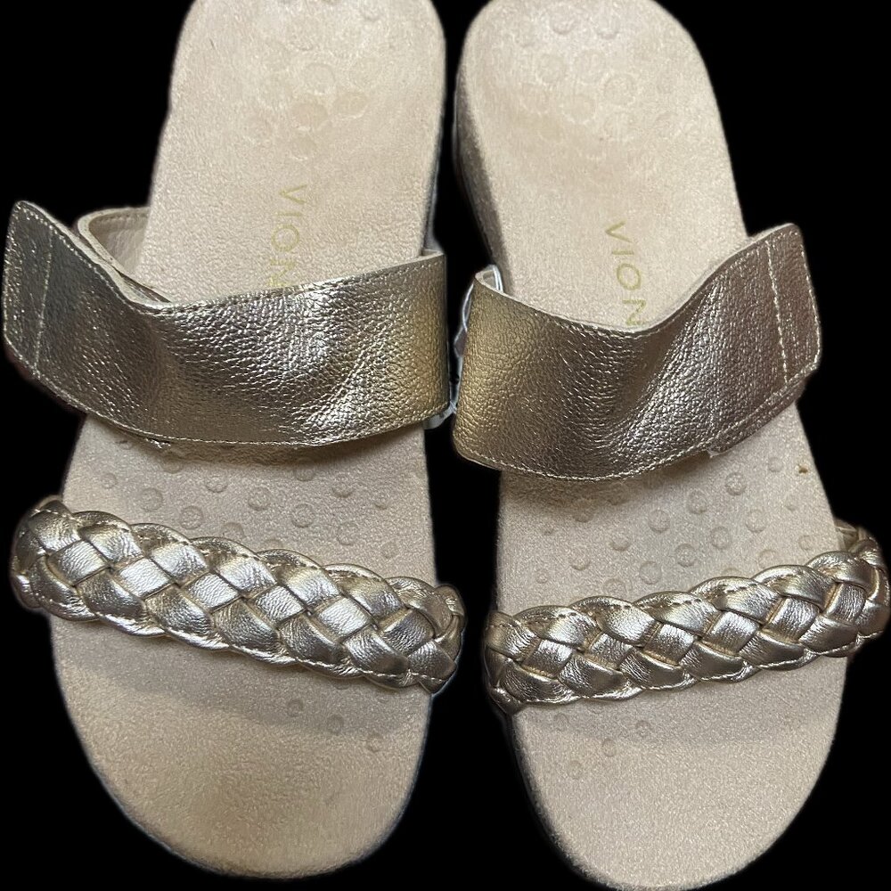 Gold Vionic Sandals